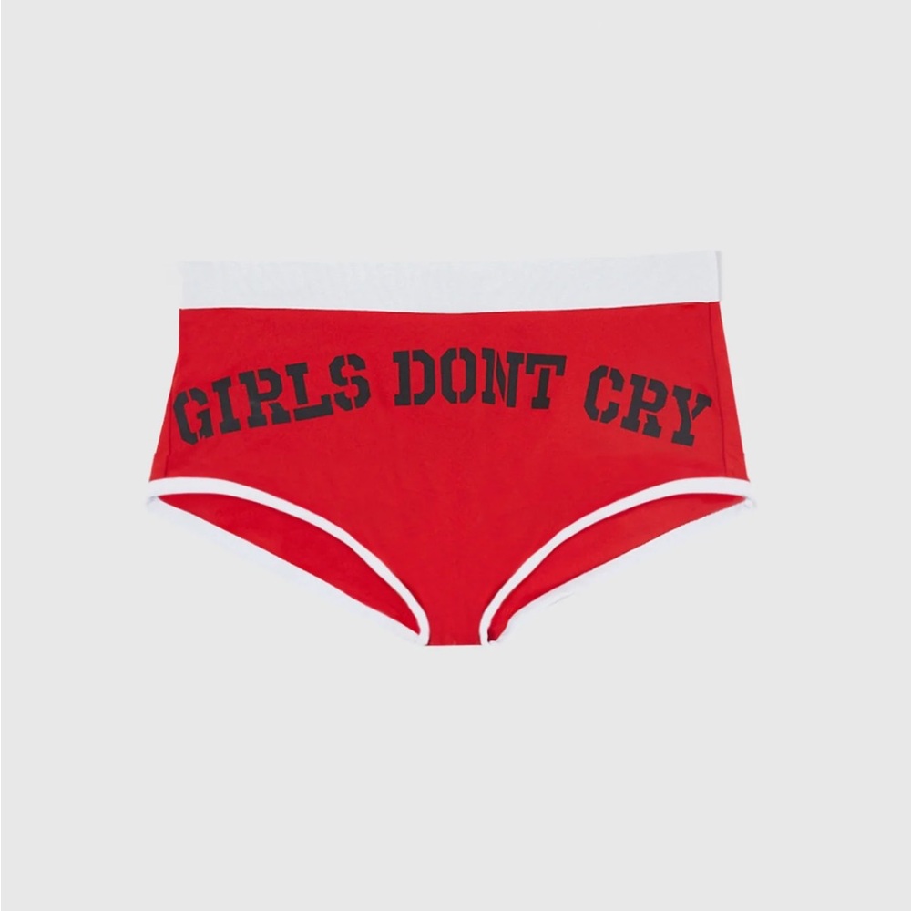 Lucila Safdie Red Girls Don't Cry hot pants